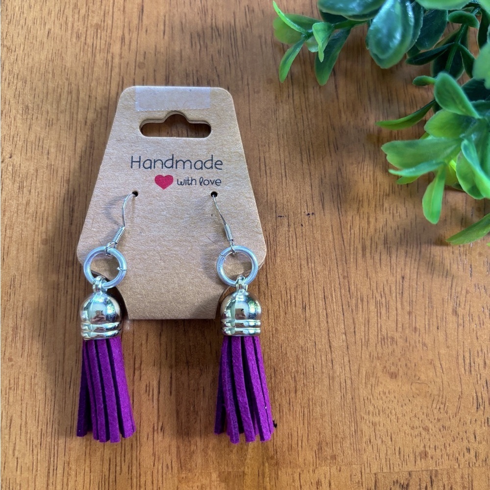 Handmade tassel earrings